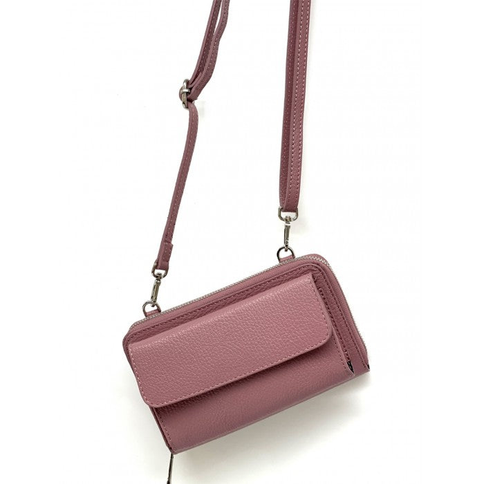 Pebbled Leather Phone Case and Wallet, with Attitude