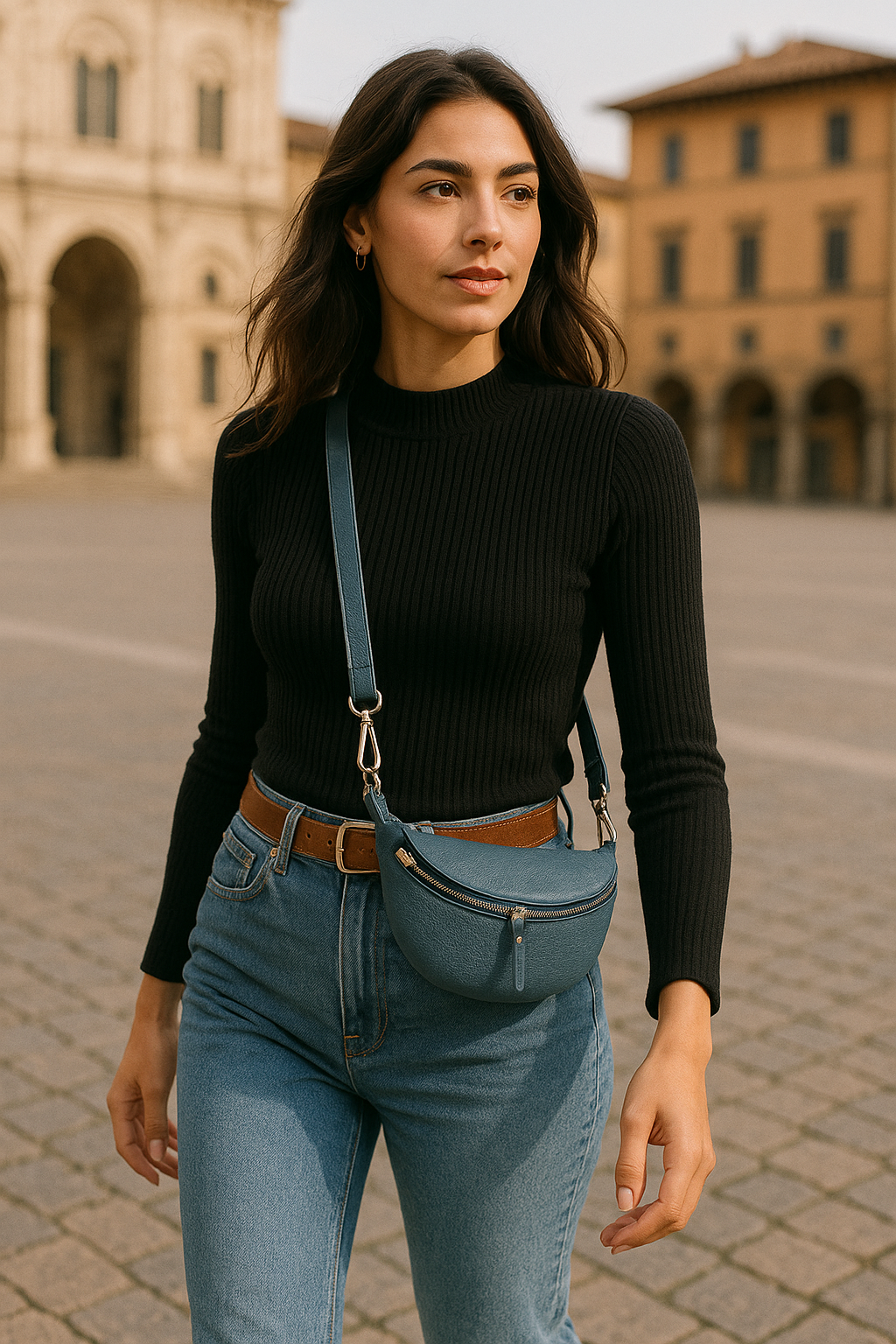 The Italian Bum Bag, Sling, Crossbody Pouch -- In an array of colors