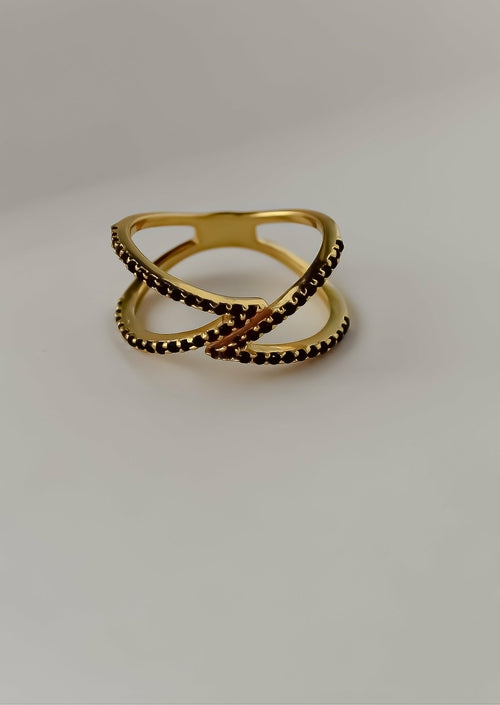 Golden Maldives X Ring -  Choose from Many Styles and Colors