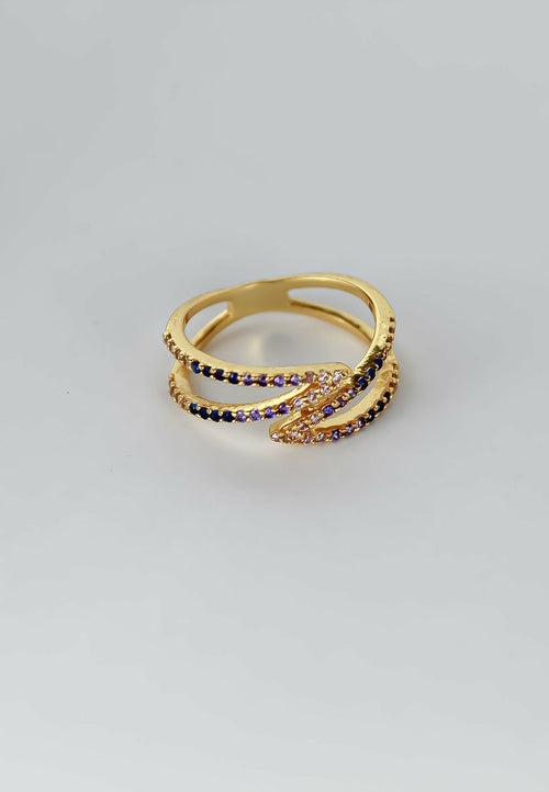 Golden Maldives X Ring -  Choose from Many Styles and Colors
