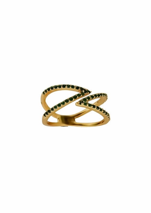 Golden Maldives X Ring -  Choose from Many Styles and Colors