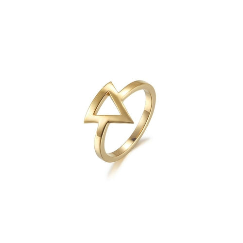 Triangle Stacking Ring - gold plated - priceless