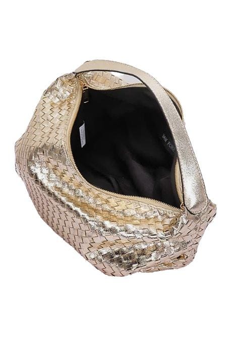 Metallic Braided Hobo Tote Bag - Free Shipping USA - Rock On!