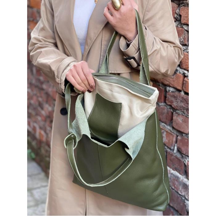 The Softest Natural Leather TOTE BAG, Handmade in Italy