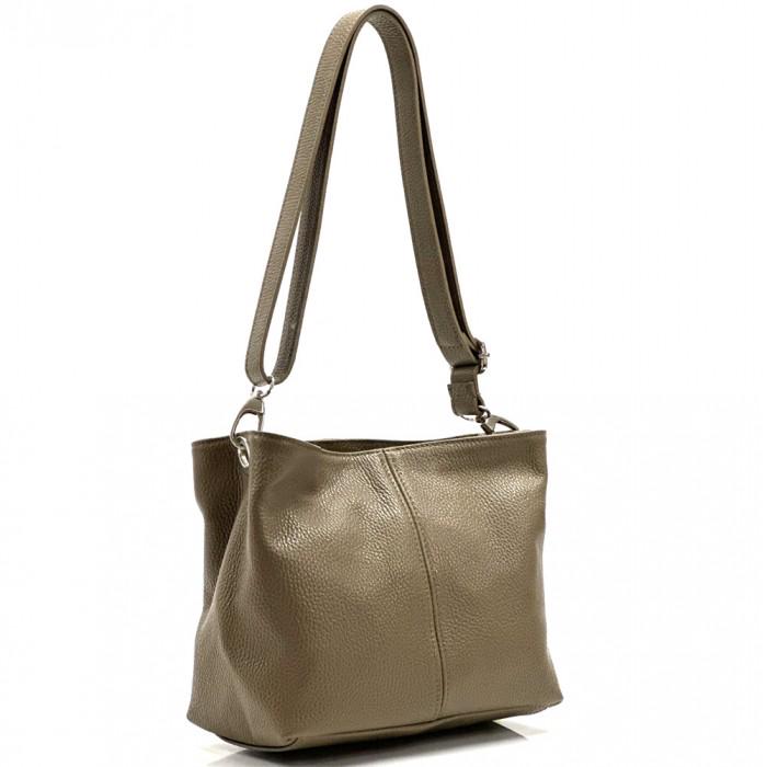 Urban Chic Tote, Super Soft Leather, Tote/Crossbody/Shoulder Bag in Taupe. Gift With Purchase, Free Shipping.