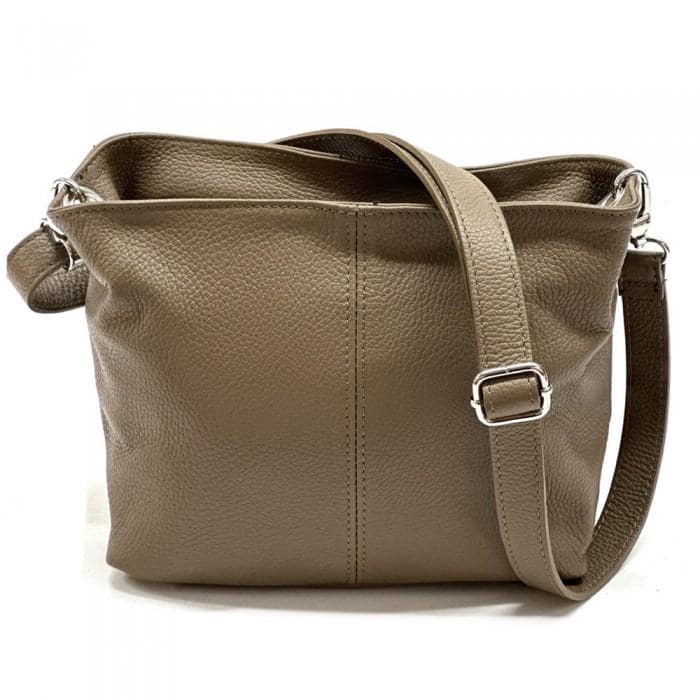 Urban Chic Tote, Super Soft Leather, Tote/Crossbody/Shoulder Bag in Taupe. Gift With Purchase, Free Shipping.