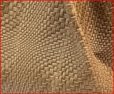 Textured Leather Shoulder Bag: Handmade Italian Coco-Colored Tote