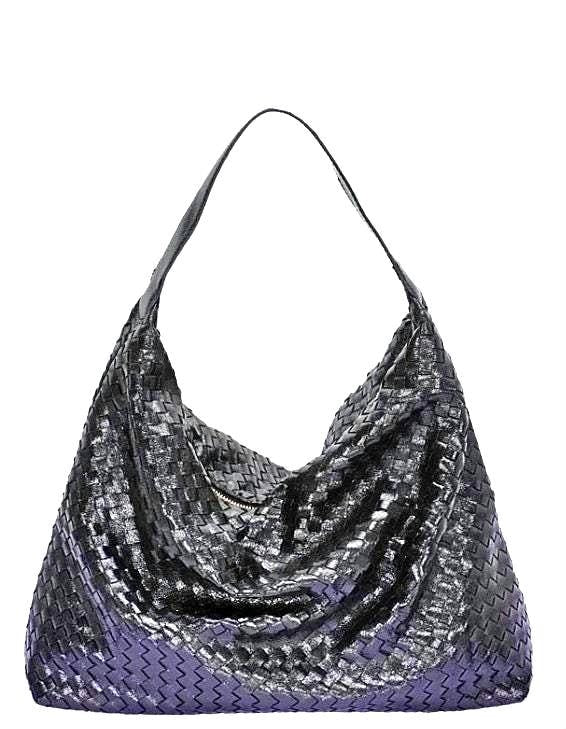 Metallic Braided Hobo Tote Bag - Free Shipping USA - Rock On!