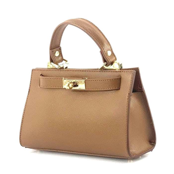 Light Expresso Shoulder or Tote Bag. Full Grain Italian Leather, Free Sipping