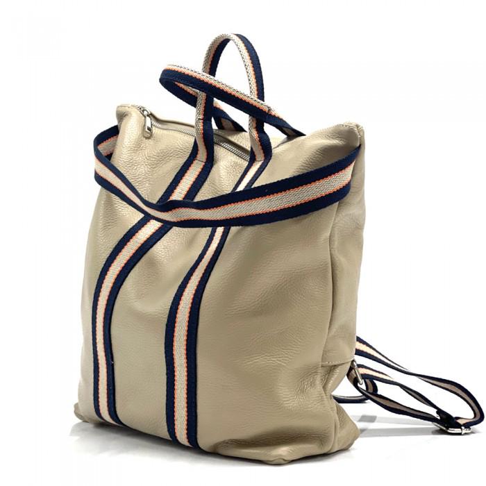 Tote Backpack for Spring and Summer, Handmade in Italy, Free Shipping