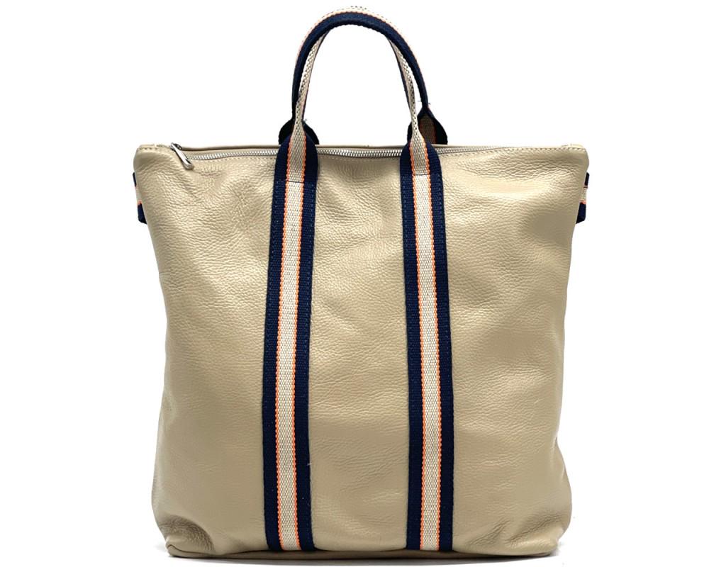 Tote Backpack for Spring and Summer, Handmade in Italy, Free Shipping