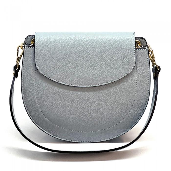 Classic Shoulder Bag in Hues of Blue and more, Handmade in Italy, Free Shipping to the US
