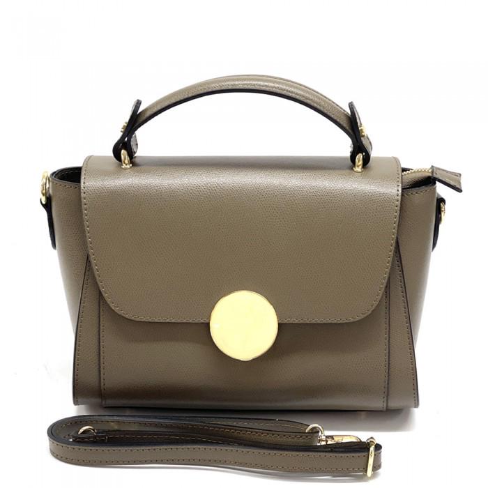 Saffiano Leather Saddle Bag Made in Italy, Free Shipping