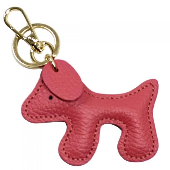 Leather Puppy,  Bag Charm Handmade in Italy, Buy two, get one FREE