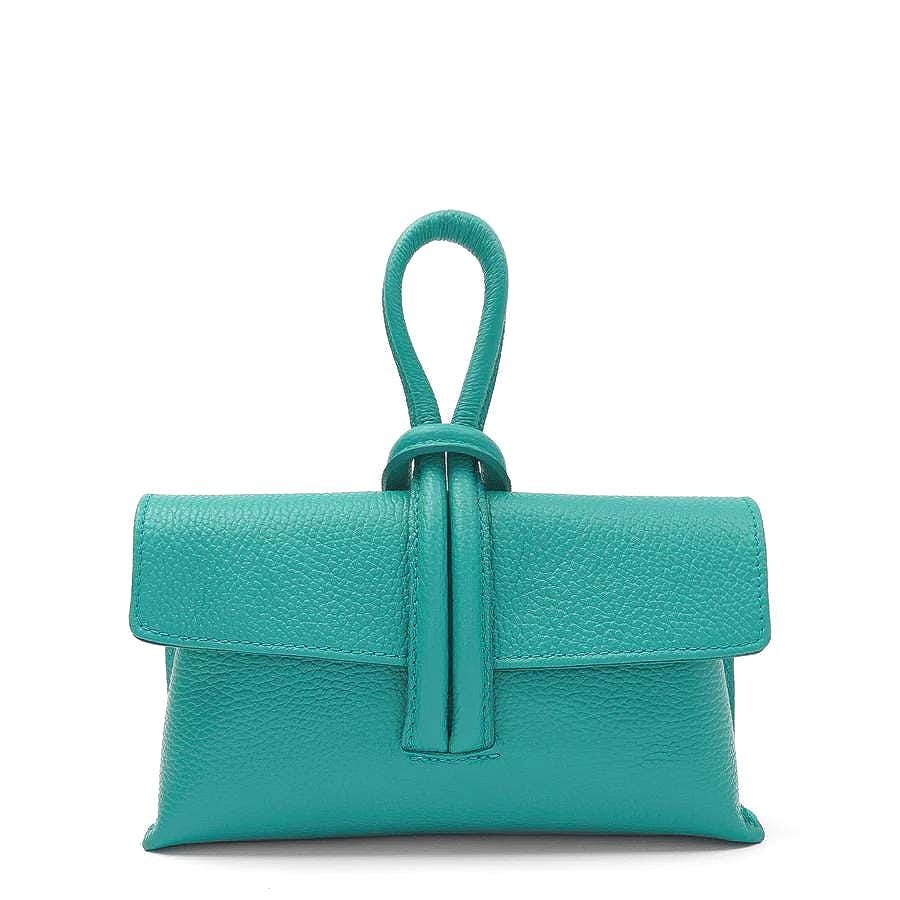 Convertible Clutch Crossbody, Premium Calfs Leather Handmade In Italy, Free Shipping.