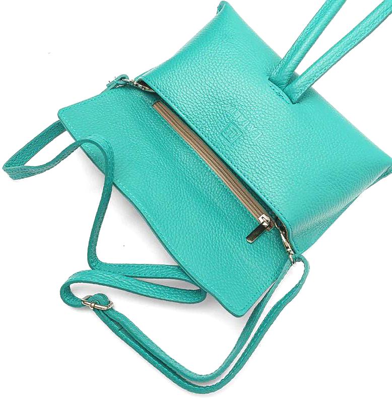 Convertible Clutch Crossbody, Premium Calfs Leather Handmade In Italy, Free Shipping.