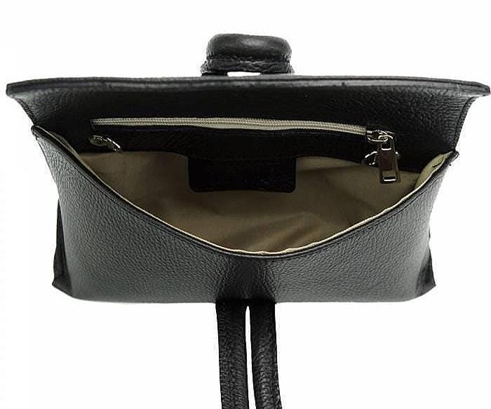 Convertible Clutch Crossbody, Premium Calfs Leather Handmade In Italy, Free Shipping.