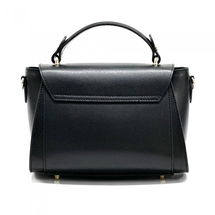 Saffiano Leather Saddle Bag Made in Italy, Free Shipping
