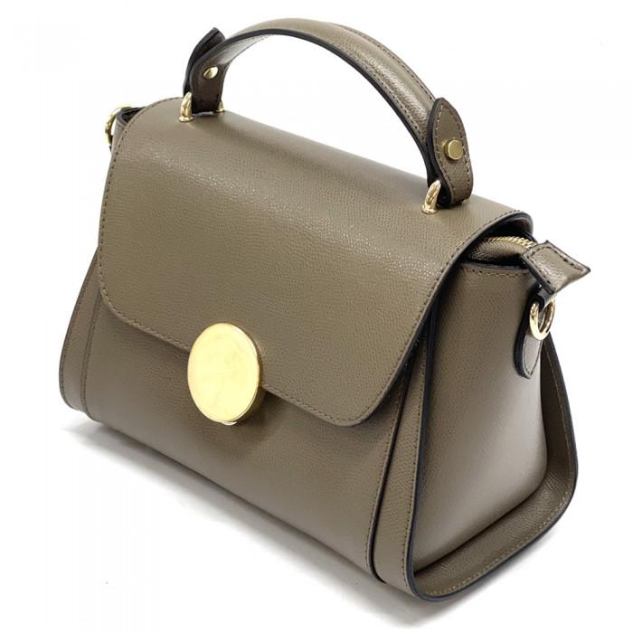 Saffiano Leather Saddle Bag Made in Italy, Free Shipping