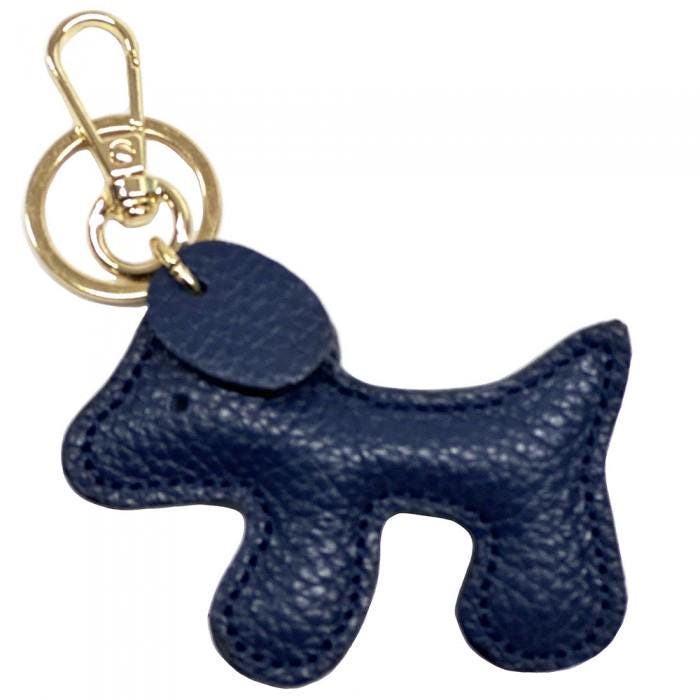 Leather Puppy,  Bag Charm Handmade in Italy, Buy two, get one FREE