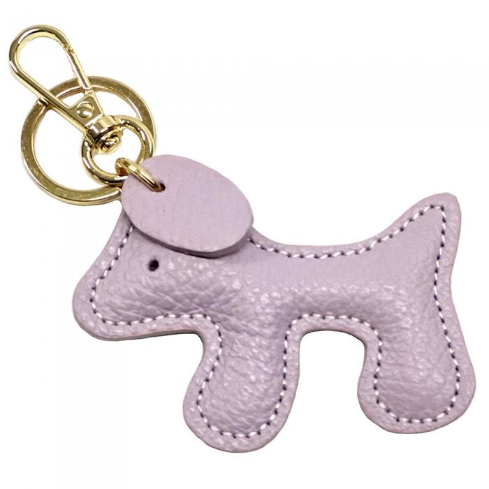 Leather Puppy,  Bag Charm Handmade in Italy, Buy two, get one FREE
