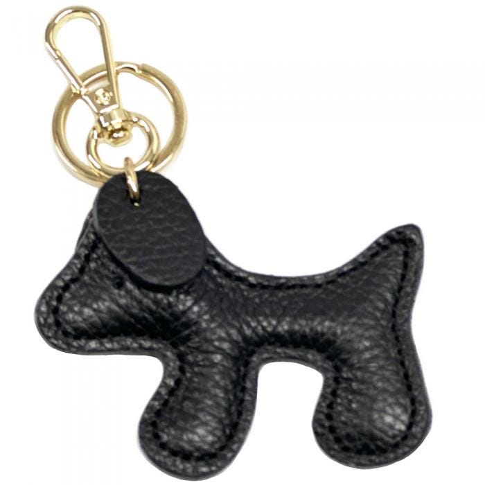 Leather Puppy,  Bag Charm Handmade in Italy, Buy two, get one FREE