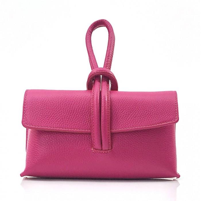 Convertible Clutch Crossbody, Premium Calf Leather Handmade In Italy, Free Shipping