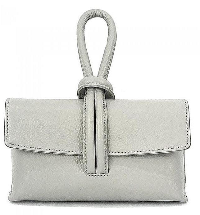 Convertible Leather Clutch Crossbody: Handmade Italian Designer Bag