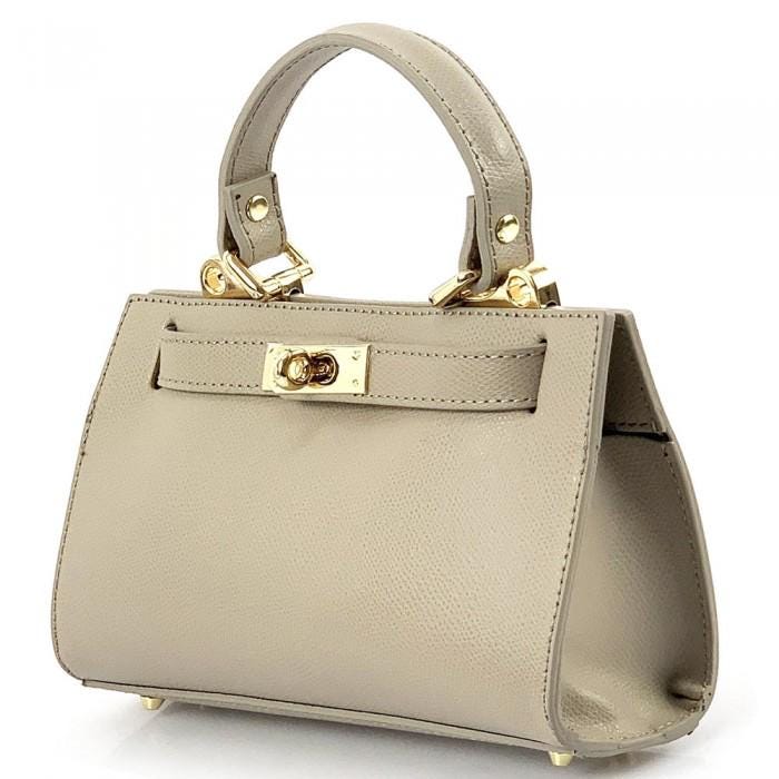 Classic Shoulder or Tote Bag. Full Grain, Pebbled Italian Leather, Free Shipping to the US