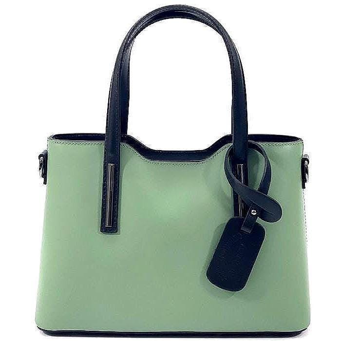 Handmade Saffiano Leather Tote Bag: Structured Italian Design