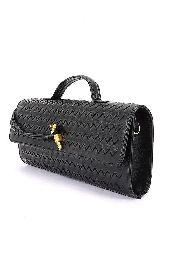 Woven Vegan Leather, Top Handle, Italian Designer Inspired