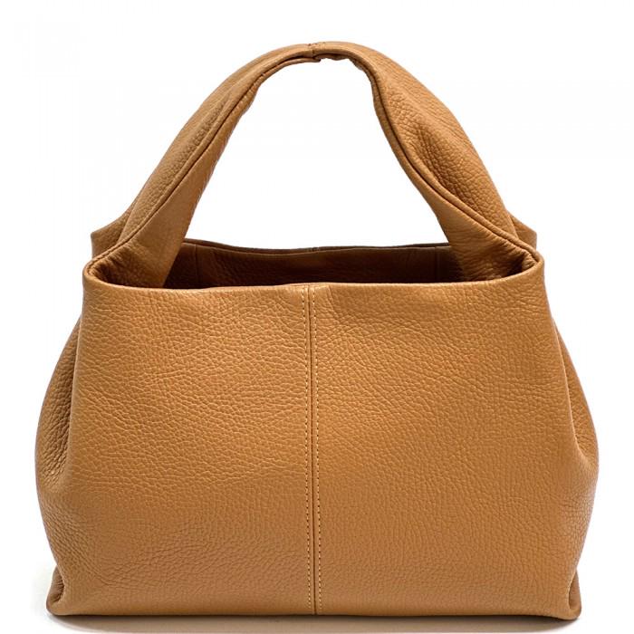 Italian Leather Trapeze Bag: Handmade Shoulder Crossbody Handbag