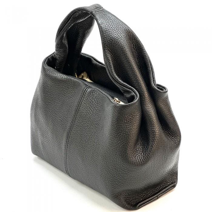 Shoulder or Crossbody Trapeze Bag in Bordeaux: Soft and Supple Italian Leather