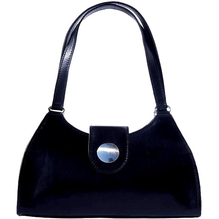 Vegetable Dyed Leather Handbag: Handmade Italian Calfskin Top Handle