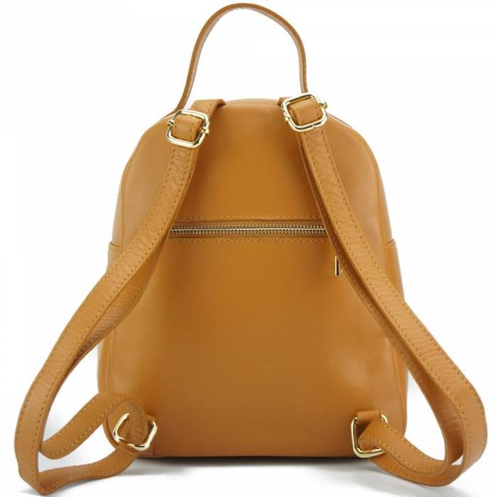 Quilted Leather Backpack: Italian Chic Calf Leather Rucksack