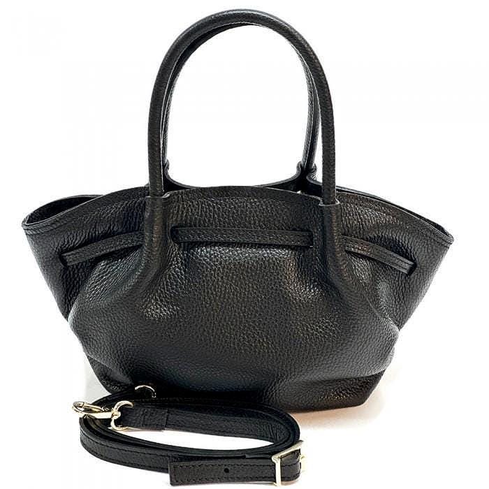 Handmade Soft Pebbled Leather Tote Bag: Italian Artisan Quality