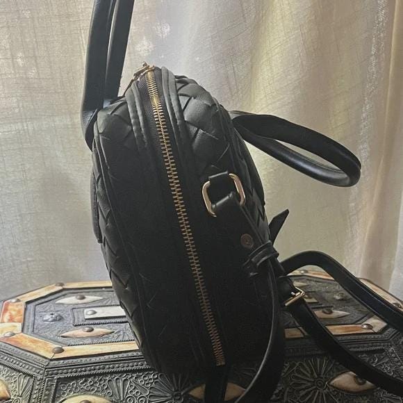 Italian Designer Inspired Woven Small Handbag
