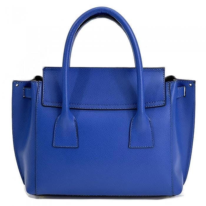 Handmade Pebbled Leather Handbag: Italian Florentine Leather