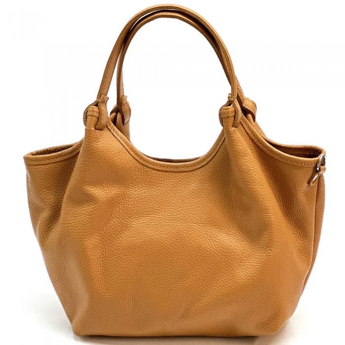 Soft Leather Tote Bag: Italian Full-Grain Leather