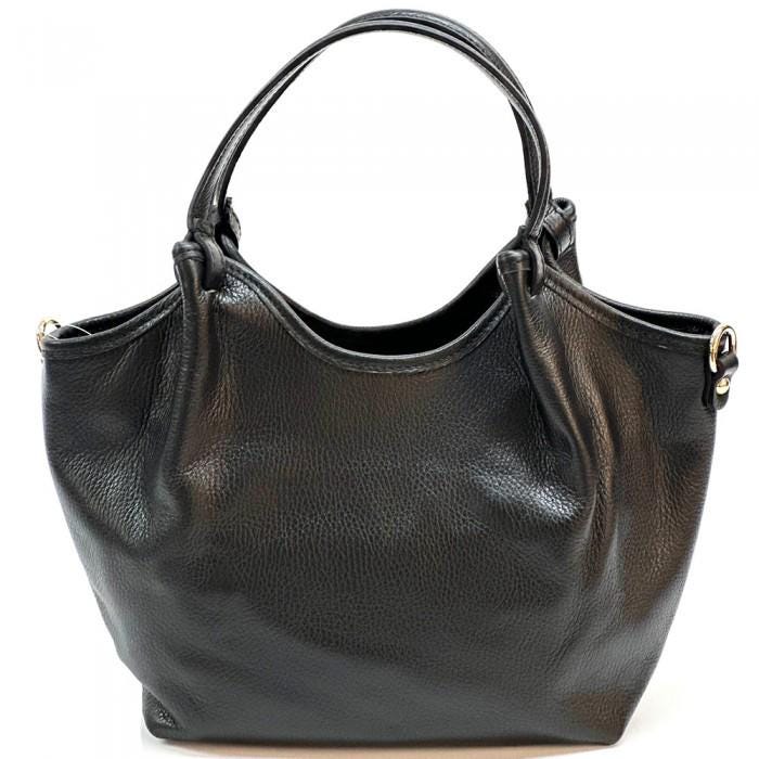 Soft Leather Tote Bag: Italian Full-Grain Leather