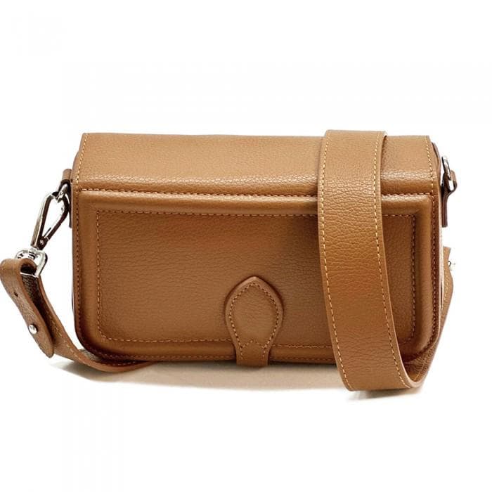 Mini Shoulder Bag in Lux Leather