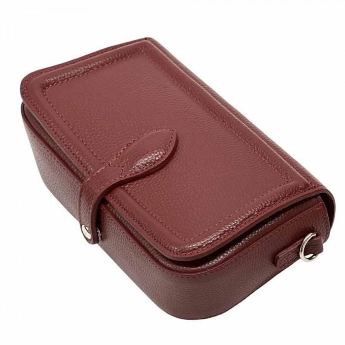 Mini Shoulder Bag in Lux Leather