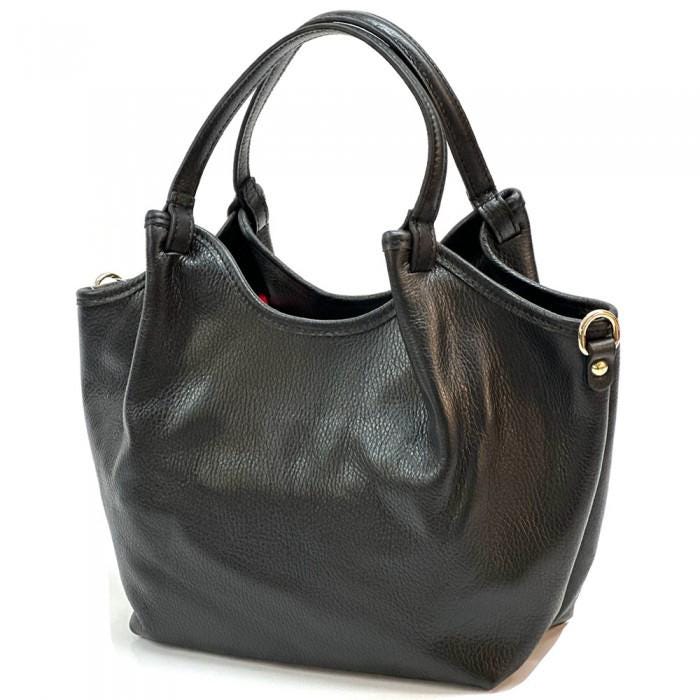 Soft Leather Tote Bag: Italian Full-Grain Leather