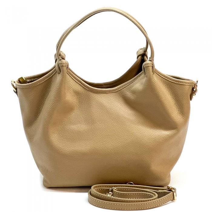 Soft Leather Tote Bag: Italian Full-Grain Leather