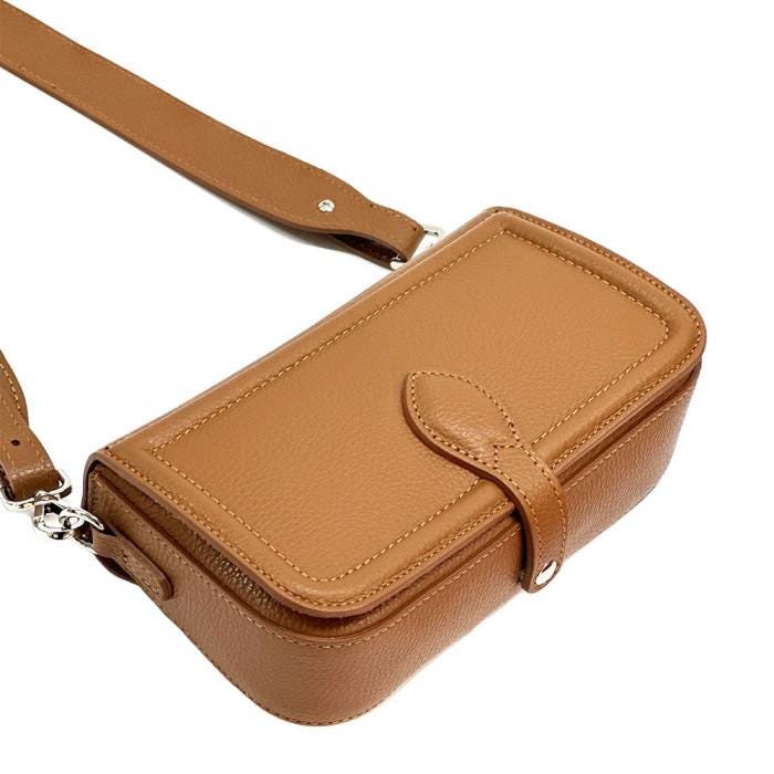 Mini Shoulder Bag in Lux Leather