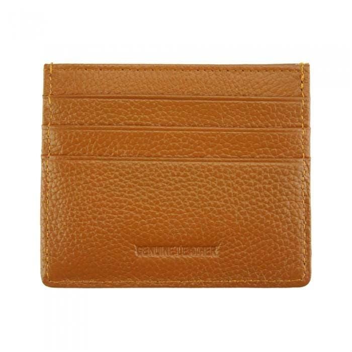Slim Leather Card Holder for your mini-handbags, small crossbodies or your jeans' back pocket