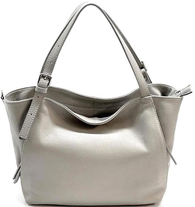Handmade Calfskin Leather Tote Bag with an Adjustable Crossbody Strap