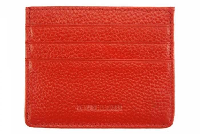 Slim Leather Card Holder for your mini-handbags, small crossbodies or your jeans' back pocket
