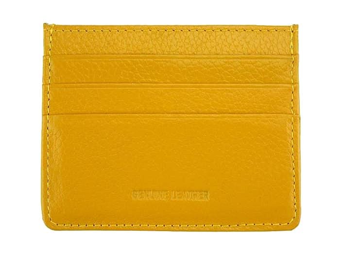 Slim Leather Card Holder for your mini-handbags, small crossbodies or your jeans' back pocket