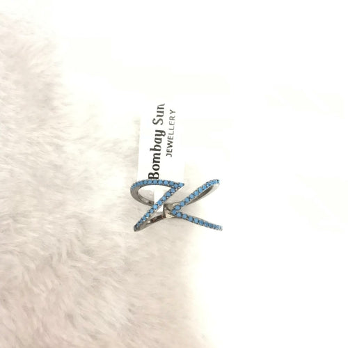 Golden Maldives X Ring -  Choose from Many Styles and Colors